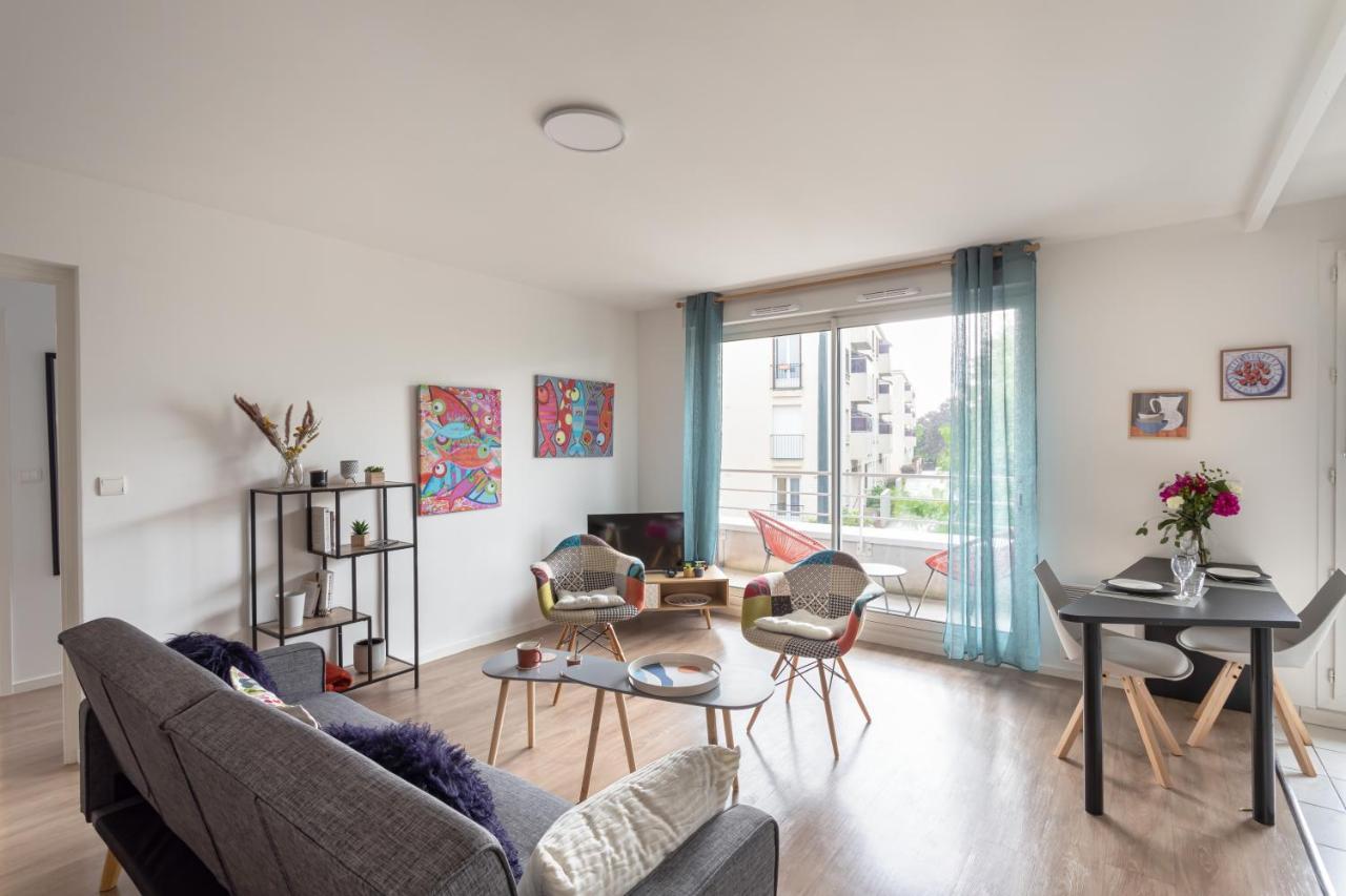 Apartamento Bahibe - Balcon Et Parking Au Calme Proche Gare Rennes Exterior foto